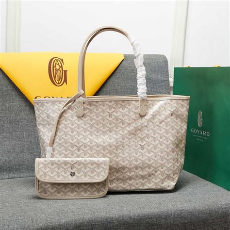 goyard tote coffee|goyard canvas bag.